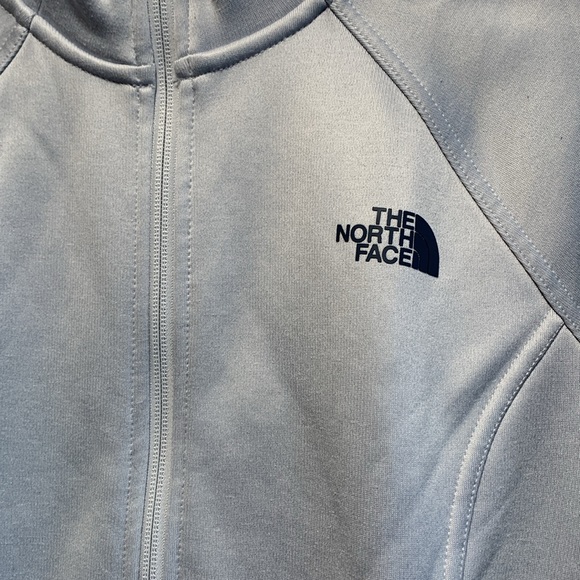 THE NORTH FACE | soft shell fleece pale blue WOMENS MEDIUM - Picture 2 of 7